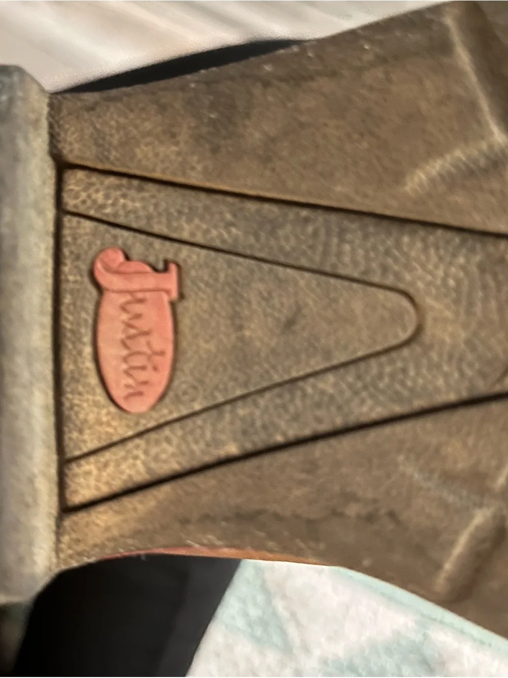 Justin Boots Kids Brown and Black Western Cowgirl Cowboy Boots